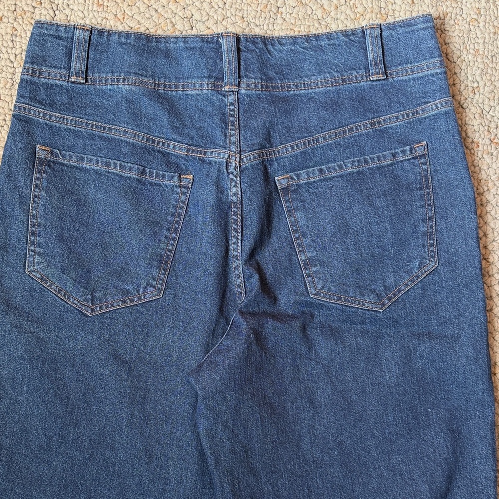 Banana Republic Dark Blue High-Rise Straight Jeans - Picture 9 of 9